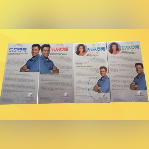 "SEALED" CORE SECRETS GUNNER PETERSON BROOKE BURKE VHS BUNDLE SERIES ~ 7 TAPES - Picture 9 of 10